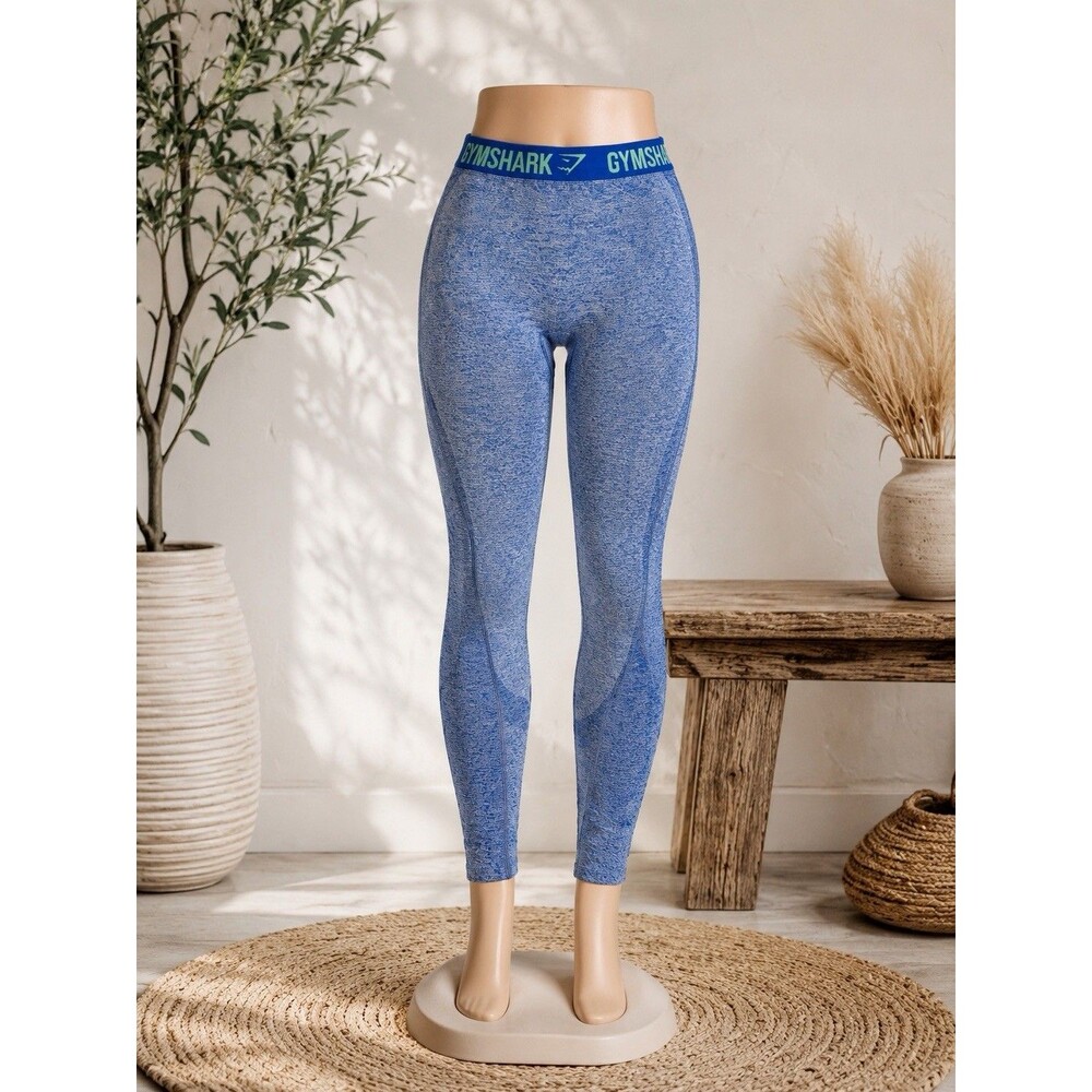Gymshark Flex High-Waisted Leggings Women | Size M | Marl Blue